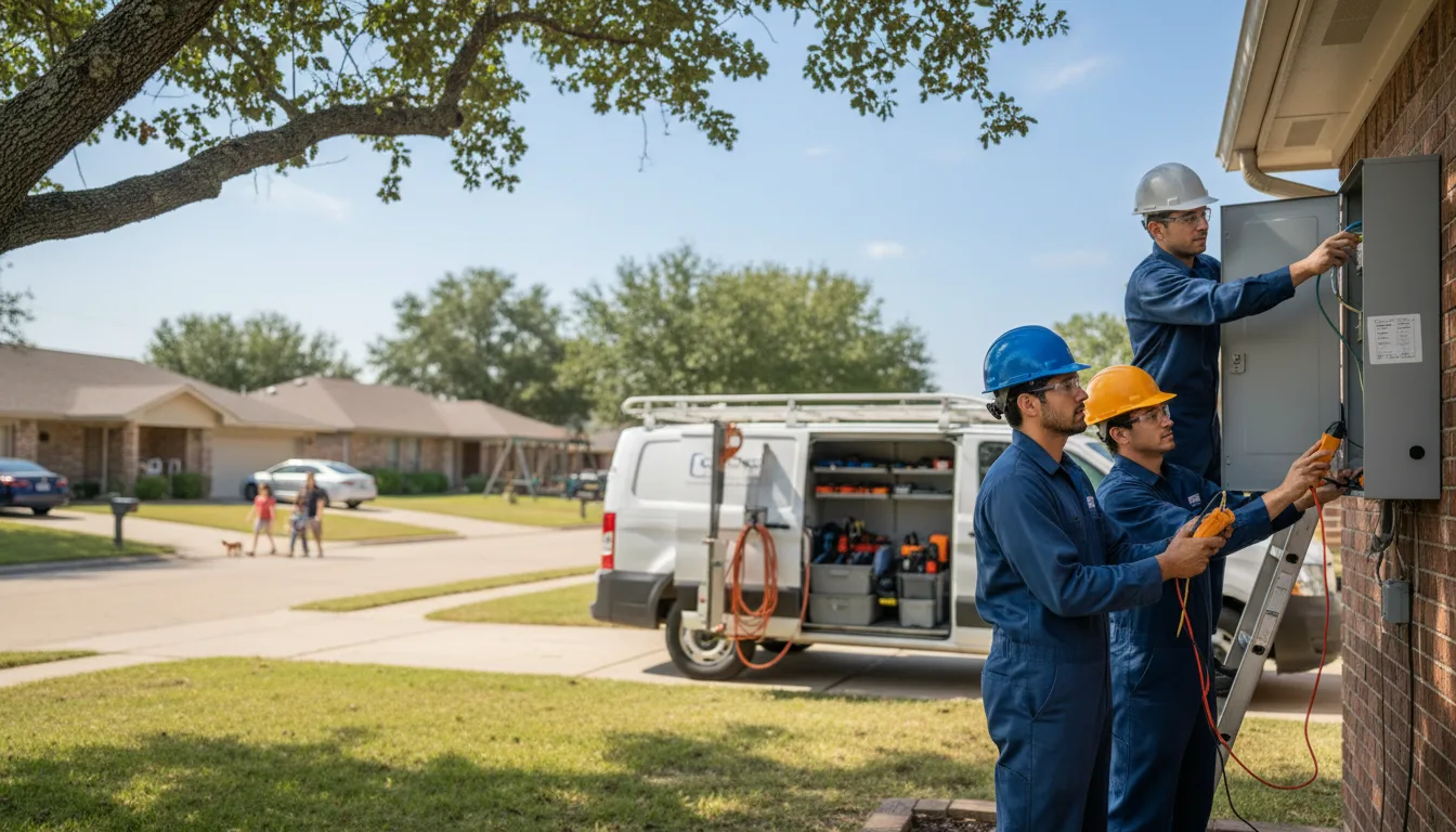 Certified electrician providing emergency electrical services in Milledgeville, OH